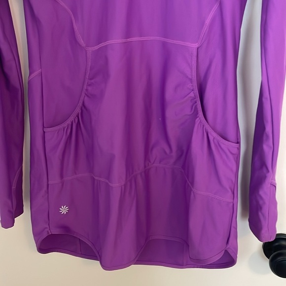 Women's Athleta Wick It Wader XS Long Sleeved Hooded Beach Cover Up Tunic - Picture 3 of 6